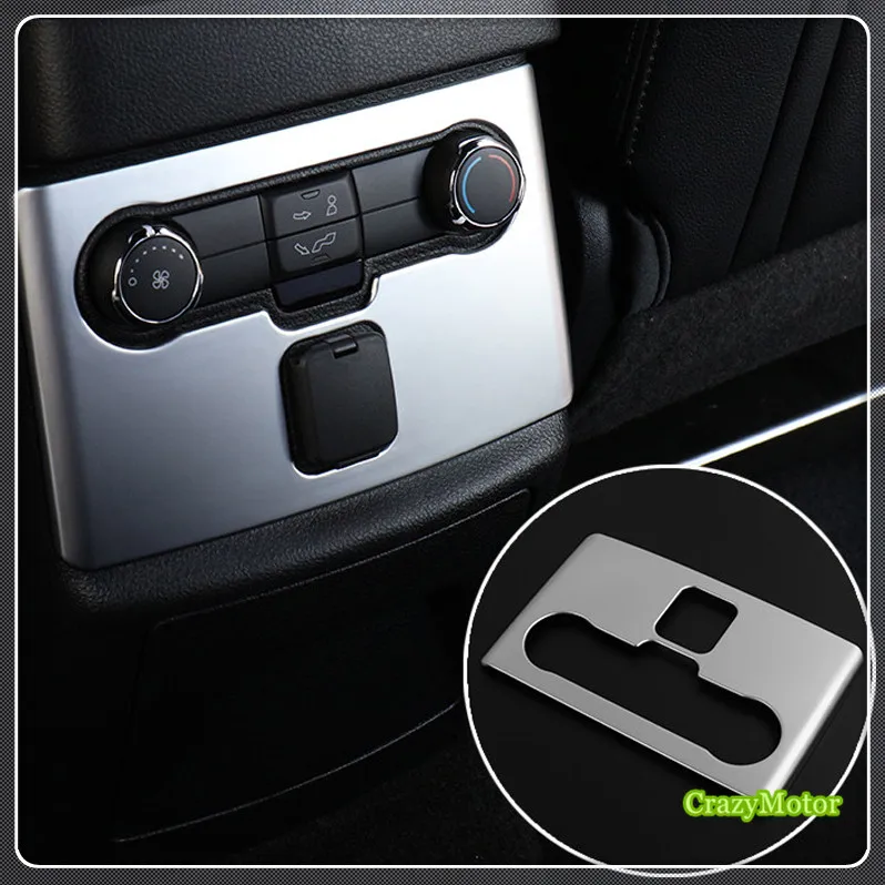 

for Ford Explorer 2016-2018 Interior ABS Matte Center Console Aie Vent Trim Sticker Cover 1* Accessories