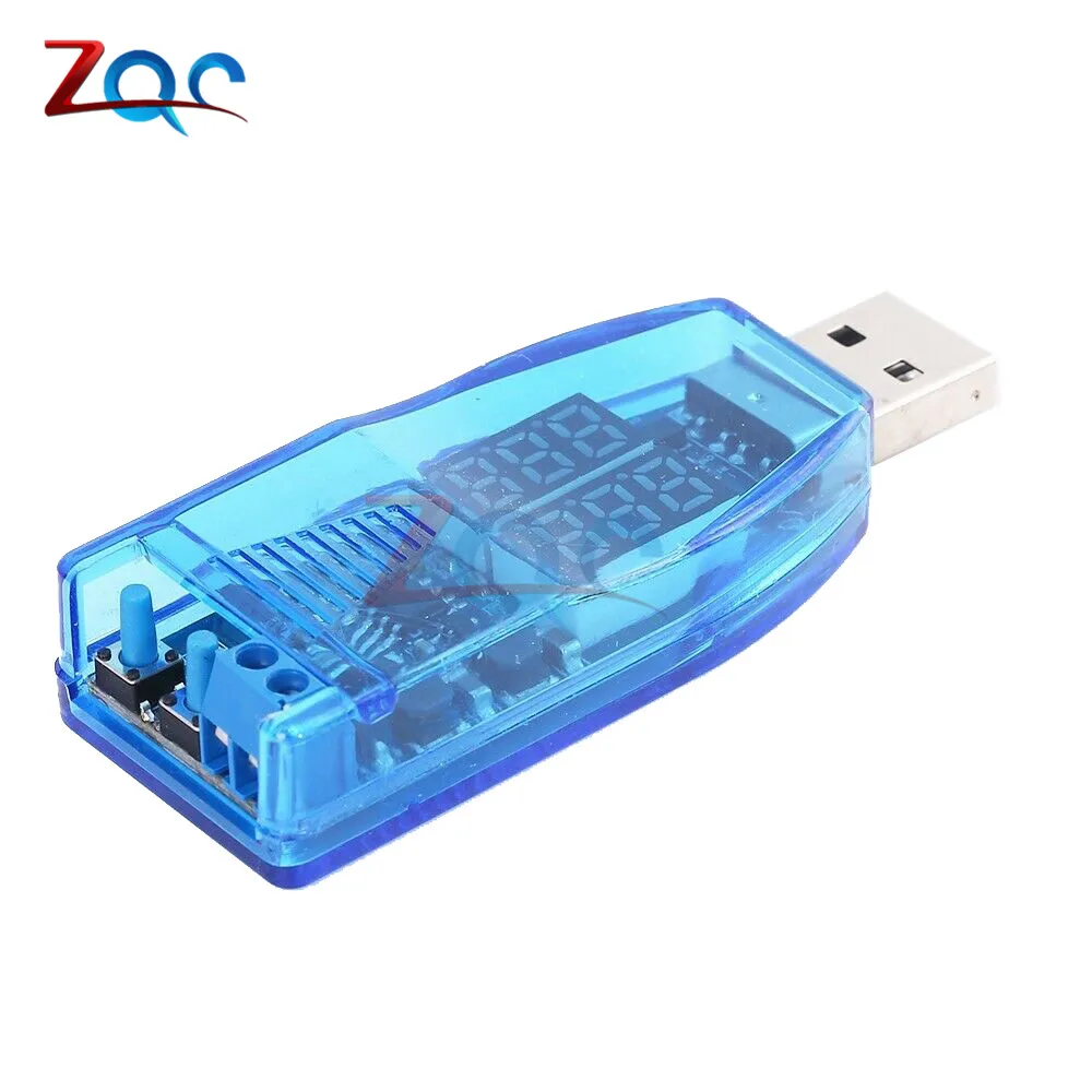 USB повышающий/уменьшающий модуль питания DC 5 В до 3 9 12 24 красный зеленый дисплей
