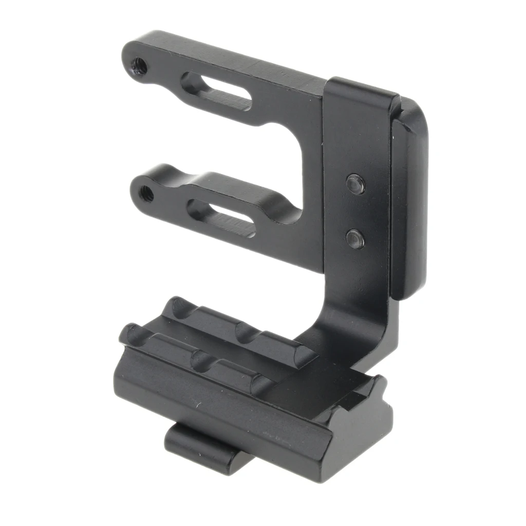 

Portable Archery Bow Sight Scope Bracket Mount for Hunting Compund Recurve Bow 82x63x63mm Black