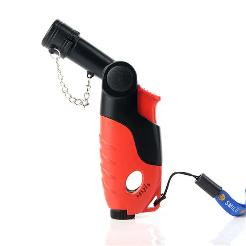 

Free Shipping Torch Turbo Lighter Compact Jet Butane Spray Gun Lighter Gas Cigarette 1300 C Fire Windproof Piep Cigar Lighter