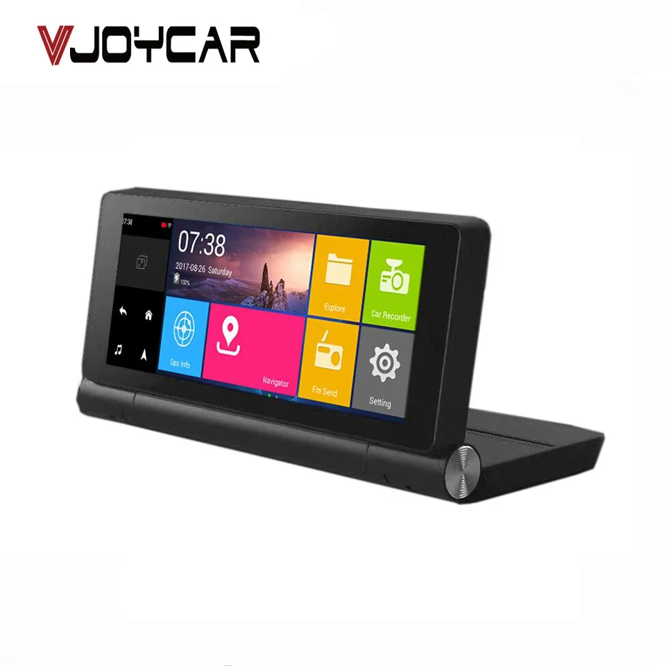 Автомобильный видеорегистратор 7 &quot Android GPS навигация поддержка WIFI FM