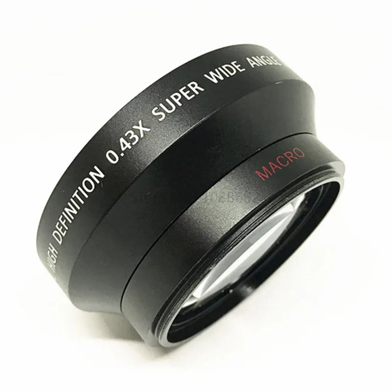Jadkinsta Wide Angle Lens Converter 0.43X Adapter Super High Resolution Deluxe Digital Lenses for DSLR Camera (1)
