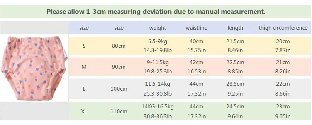 5 шт., моющиеся Детские хлопковые тренировочные штаны для горшка, многоразовые детские тканевые подгузники для подгузников и унитаза