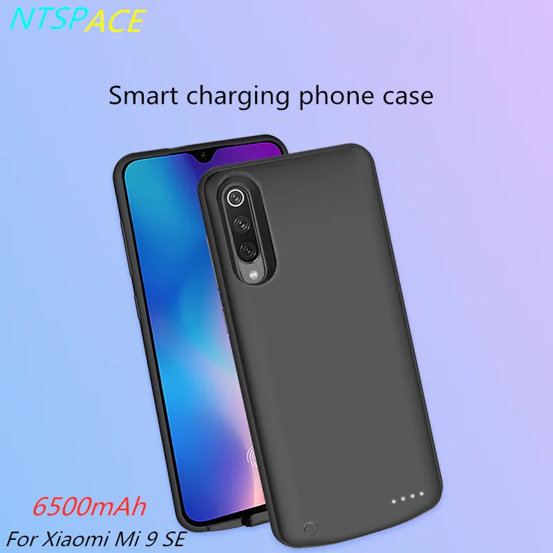

Extenal Battery Charger Cases For Xiaomi Mi 9 SE Battery Case 6500mAh Fashion Ultra Slim Portable Power Bank Pack Charging Cover