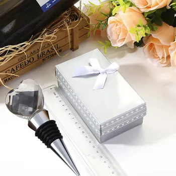 

100pcs Grape Wine Cork Heart Shaped Transparent Aluminum Crystal Wine Glass Bottle Vacuum Plug Bar Kitchen Wine Stopper