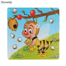 Mordern Bee font b Wooden b font Kids Children Jigsaw Education And Learning Puzzles Toys for