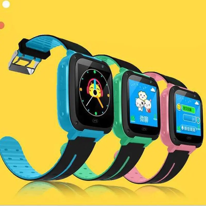  S4 Wasserdichte Touchscreen Smart Uhr Handgelenk Anti-verloren SOS Zifferblatt Call Smartwatch mit 