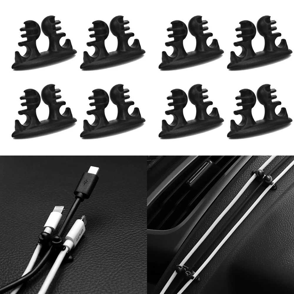 8Pcs/Lot Wire Clip Car Fixed Clamp Automotive Cable Clip Instrument Panel Wiring Clip Cable