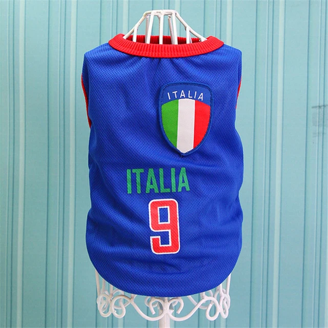 Summer Cool Cat Clothes Football Jersey Cotton Sport Pet Tshirt Clothing For Cats Kitty Vest Costume XS-XXL 4