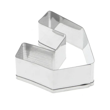 

3Pcs Christmas Gingerbread House Biscuit Cutter Set Stainless Steel Cookie Mould Mar28