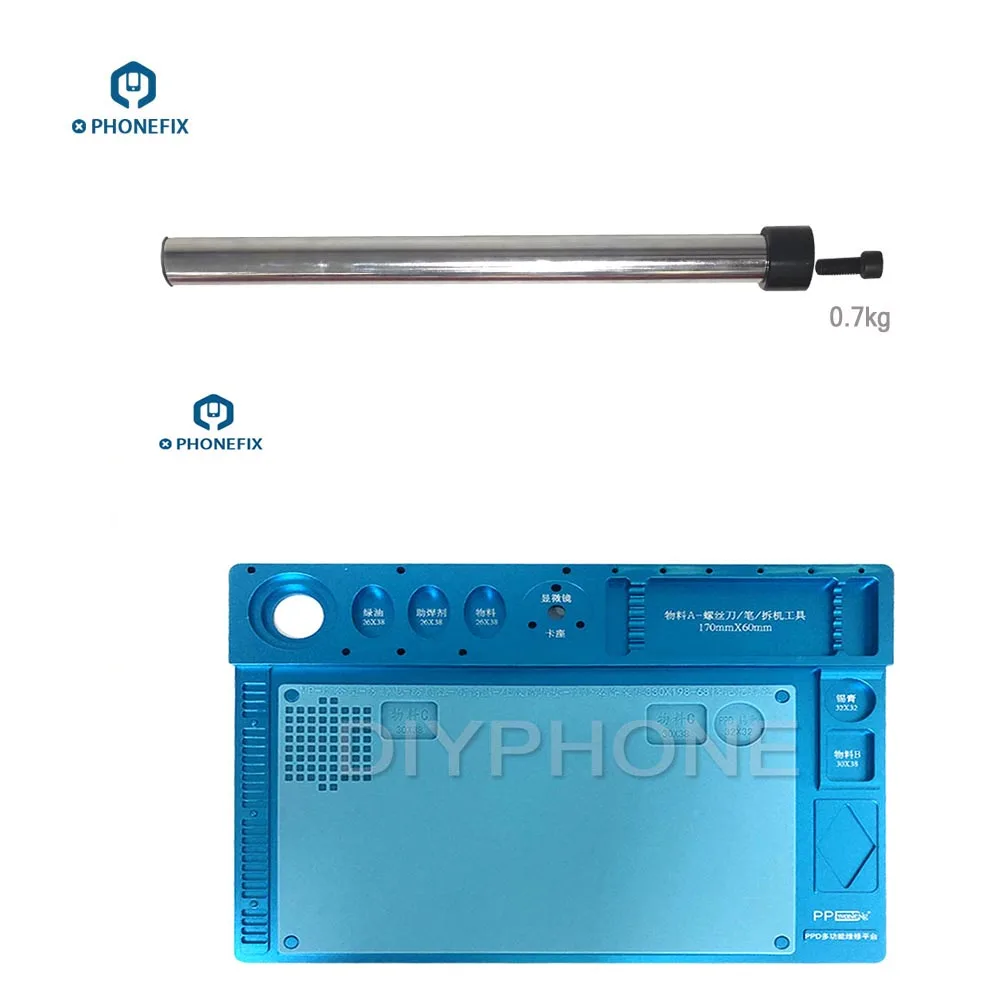 microscope fixed base integrated aluminum alloy mat (7)
