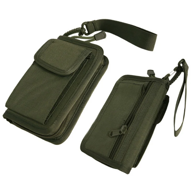 CQC Тактический кошелек, чехол для телефона, военный наружный кошелек, держатель для карт, для охоты, путешествий, на запястье, сумка для рук, сумка для повседневного использования - Цвет: OD