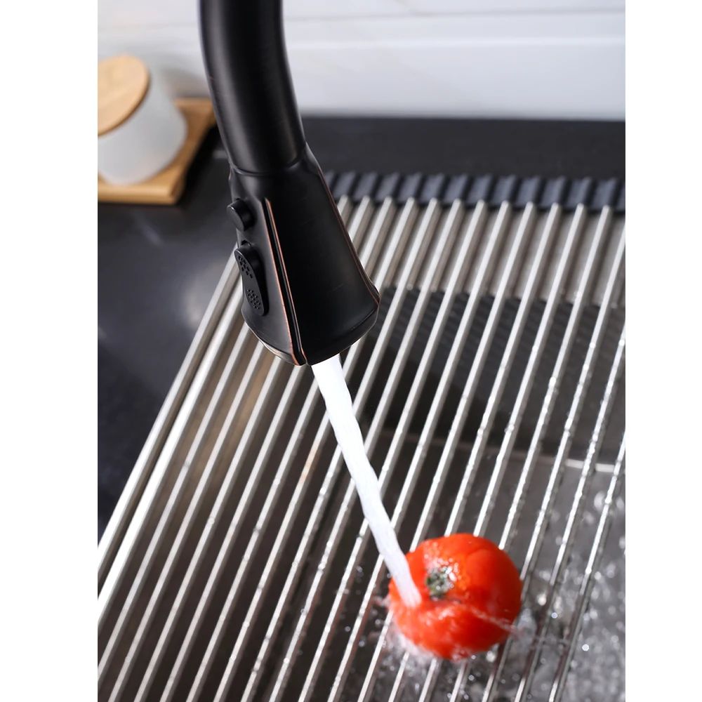Kitchen Faucets ORB Single Handle Pull Out Kitchen Tap Single Hole Handle Swivel 360 Degree Water Mixer Tap Mixer Tap 866388 Kitchen Faucets ORB Single Handle Pull Out Kitchen Tap Single Hole Handle Swivel 360 Degree Water Mixer Tap Mixer Tap 866388