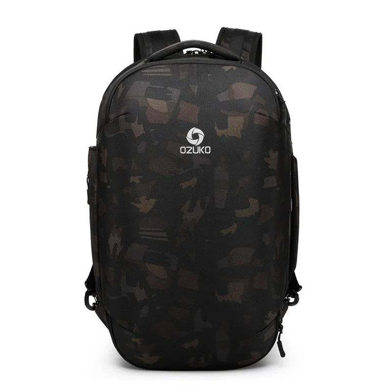 

OZUKO Brand Laptop Backpacks 2019 Fashion Schoolbag for Teenager Round Waterproof Back Bags Mochila 2 Size