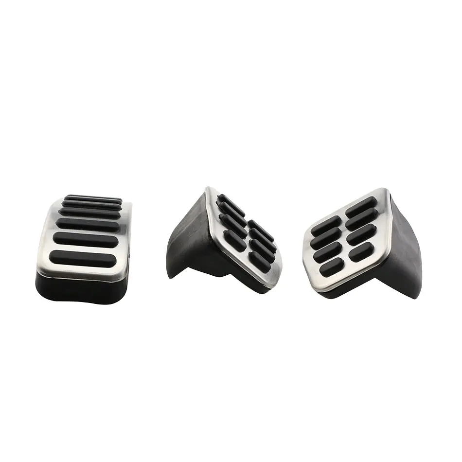 Новые газовые педали из нержавеющей стали MT AT для VW Polo 6N 9N Jetta MK4 Bora Golf Beetle