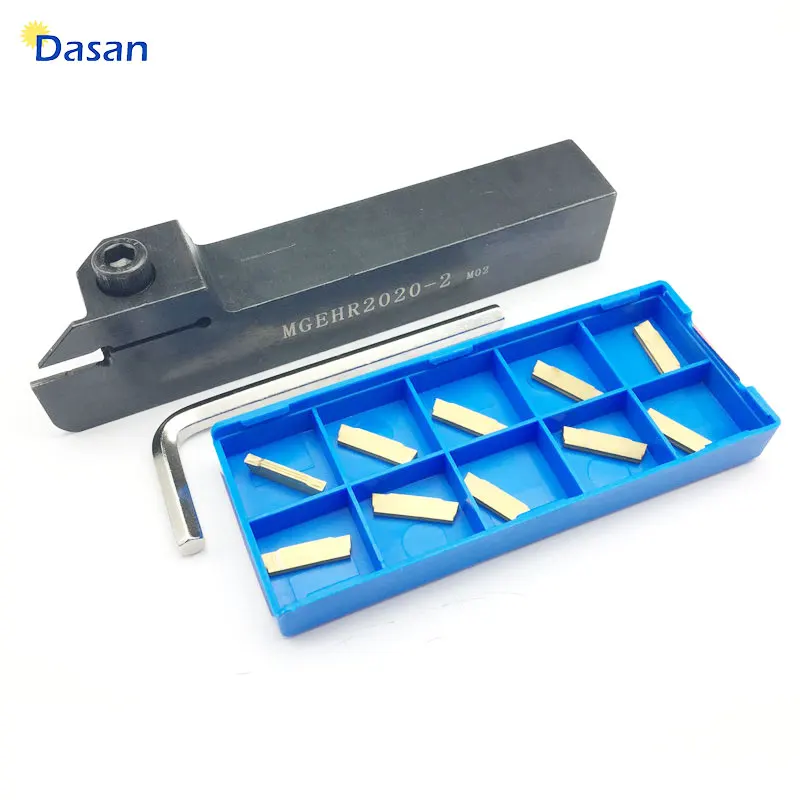 MGEHR2020 MGEHR1616 External Grooving Tool Holder with Carbide Inserts