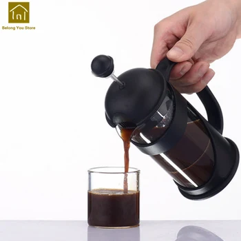 

Stainless Steel Hand Wash Coffee Pot Household French Press Coffee Maker Hotel Kitchen Accessories Tetera Liquor Station WKB016