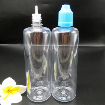 

1pcs 100ml Plastic PET clear Dropper Bottle With Childproof Cap and Long Thin Needle Tip,e cig bottle,empty