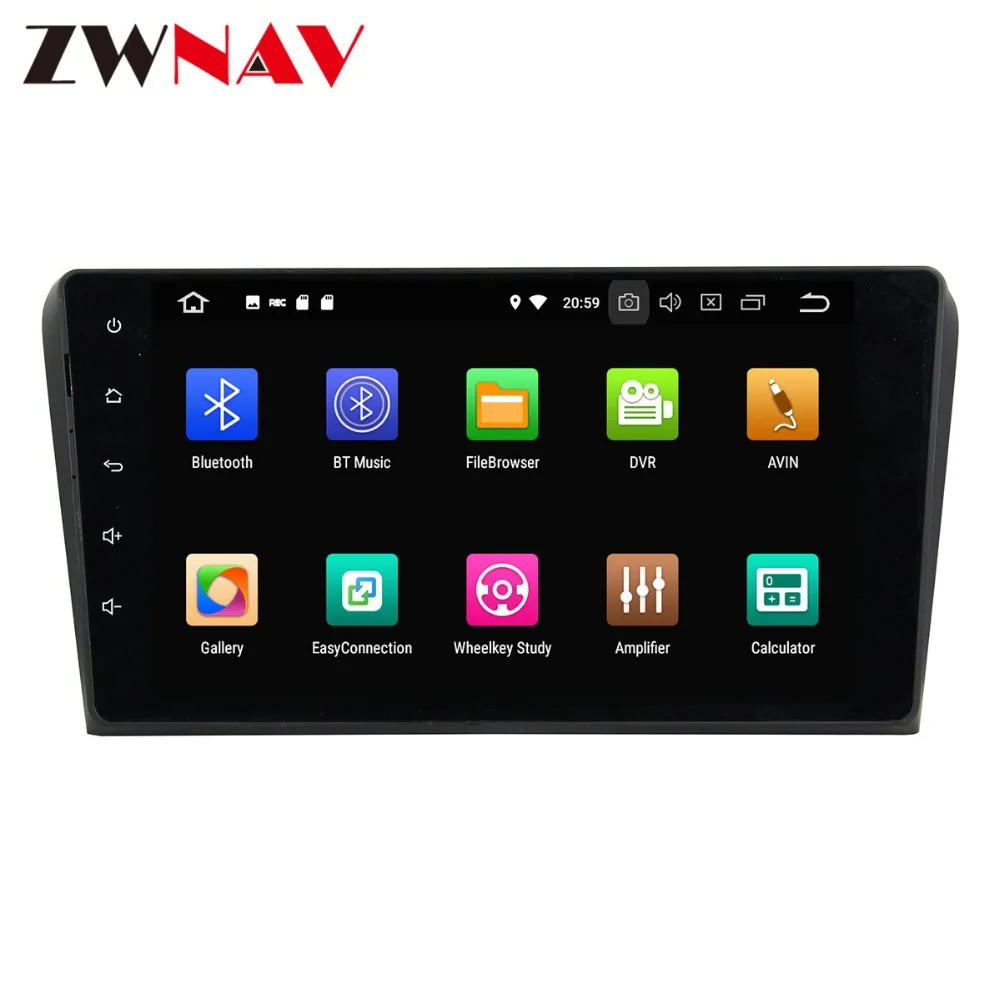 Sale Android 9 car radio Car DVD CD Player For Mazda 3 2004-2009 GPS navigation headunit tape recorder 4GB 2DIN radio 2