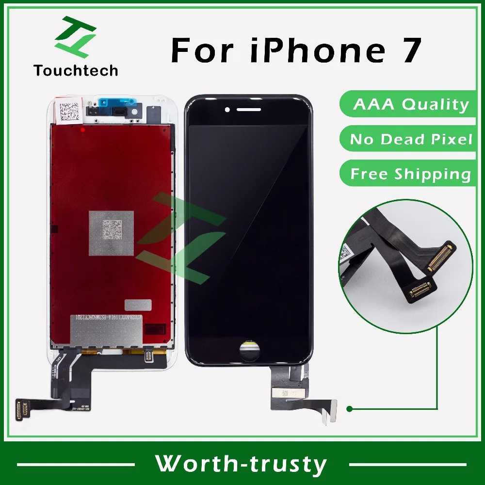 imágenes para 2 UNIDS/LOTE 4.7 "blanco y negro iphone 7 lcd para iphone 7 ningún pixel muerto reemplazo de pantalla lcd con pantalla táctil digitalizador asamblea imágenes para 2 UNIDS/LOTE 4.7 "blanco y negro iphone 7 lcd para iphone 7 ningún pixel muerto reemplazo de pantalla lcd con pantalla táctil digitalizador asamblea