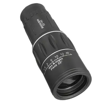 

16x52 Zoom Hiking Monocular Telescope Lens Camera Night Vision HD Scope Hunting Phone Clip Holder for Samsung iPhone Smartphones