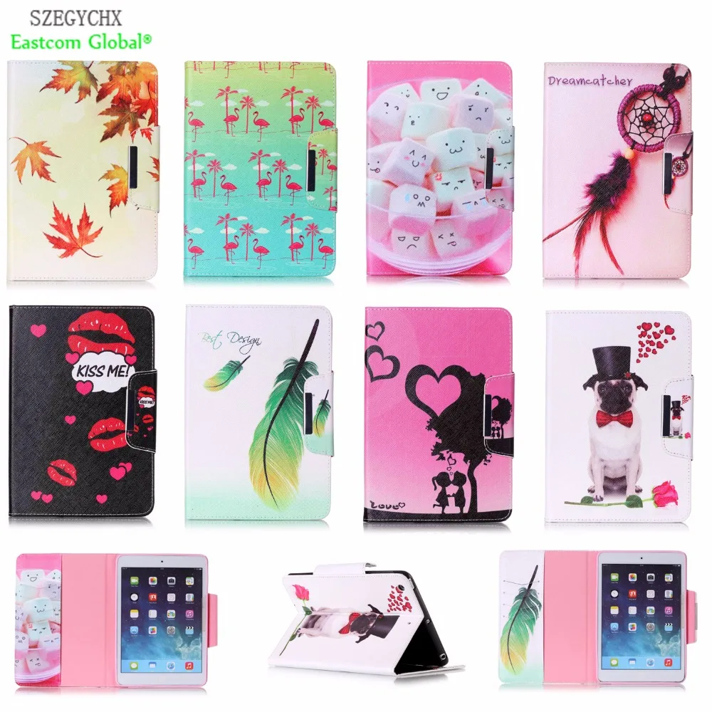 

Tablet Case For iPad Mini 123,SZEGYCHX Shockproof Retina Smart Cover Slim Designer PU Stand case For ipad Mini 2 Mini 1 Mini 3