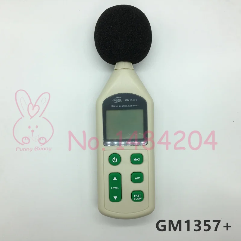 

Digital Sound Level Meter GM1357+ Benetech 30~130 dBA 35~130 dBC A/C Noise Tester in Decibels