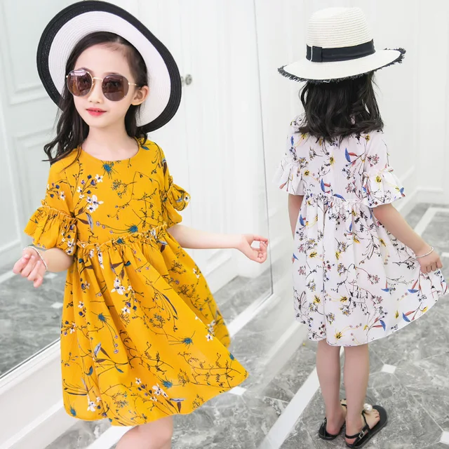 Aliexpress.com : Buy little girls dresses summer 2019 girls floral ...