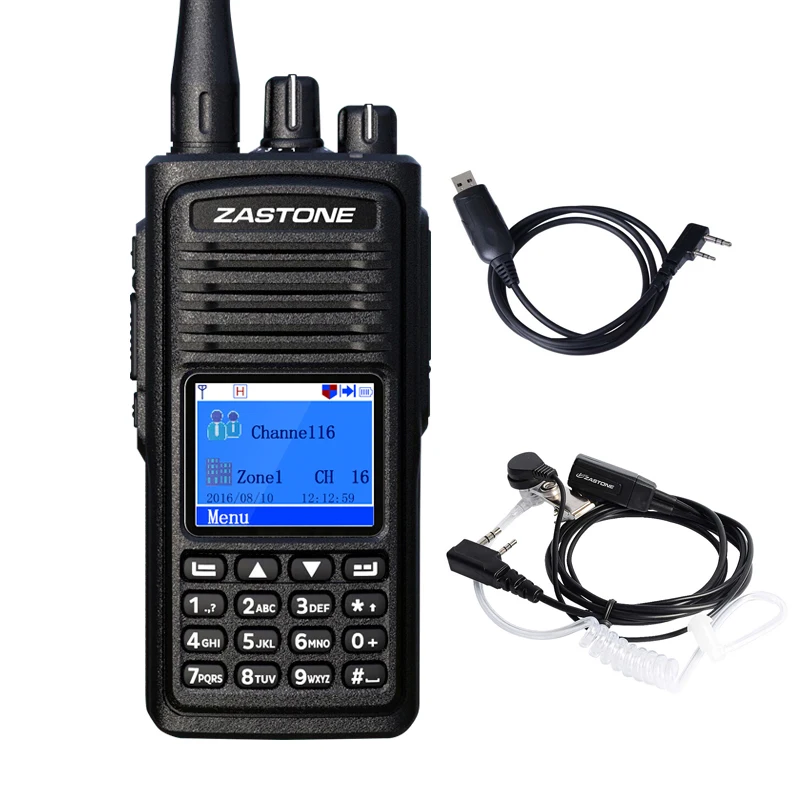 Zastone D900 DMR Digital Radio UHF 400-470MHz 1000CH Walkie Talkie 5W Two way radio CB Ham Transceiver | Мобильные телефоны и