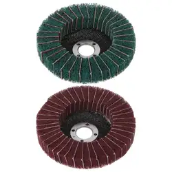 Нейлон волокно шлифовальные круги с песком полировки полировальный диск Pad абразивная щетка роторный инструмент