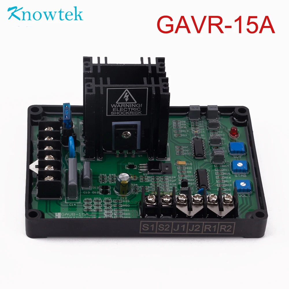 

Universal 15A Brushless AVR GAVR-15A Universal 200KVA Generator Automatic Voltage Regulator Parts GAVR 15A AVR