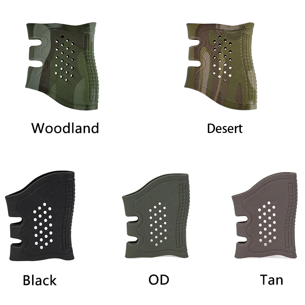 

Tactical Rubber Pistol Grip Glove Gun Glock Holster Handgun Sleeve Cover Protect Anti-Slip Airsoft Hunting Accessories
