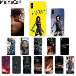 Мягкий чехол для телефона MaiYaCa Science fiction Movie Alita batch Angel из ТПУ для Apple iPhone 8 7 6 6 S Plus X XS MAX 5 5S SE XR