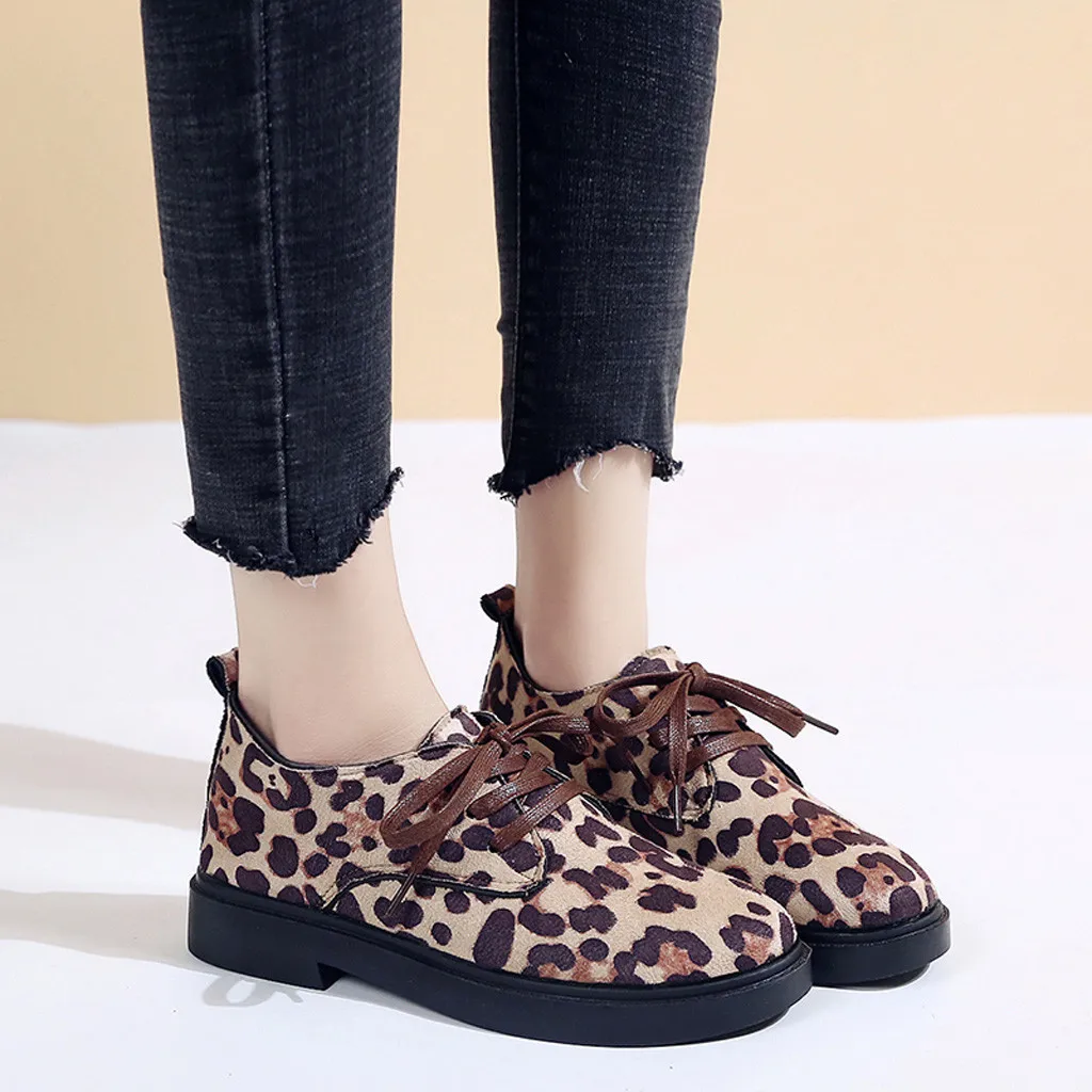 Buy Women Shoes Leopard Print Short Ankle