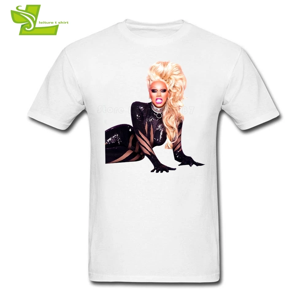 Футболка RUPAUL 2 для взрослых популярные свободные топы на заказ Мужская футболка с