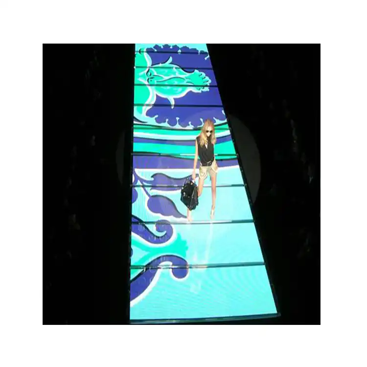 Stage Rental P5 25 P6 25 Interactive Tiles Video Led Dance Floor Display For Wedding Party