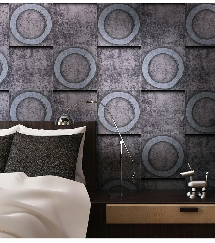 

Loft Industry Wallpaper for Restaurant Coffee Shop Wallpapers Waterproof PVC Vinyl Vintage Wall Paper Roll Texture Feature