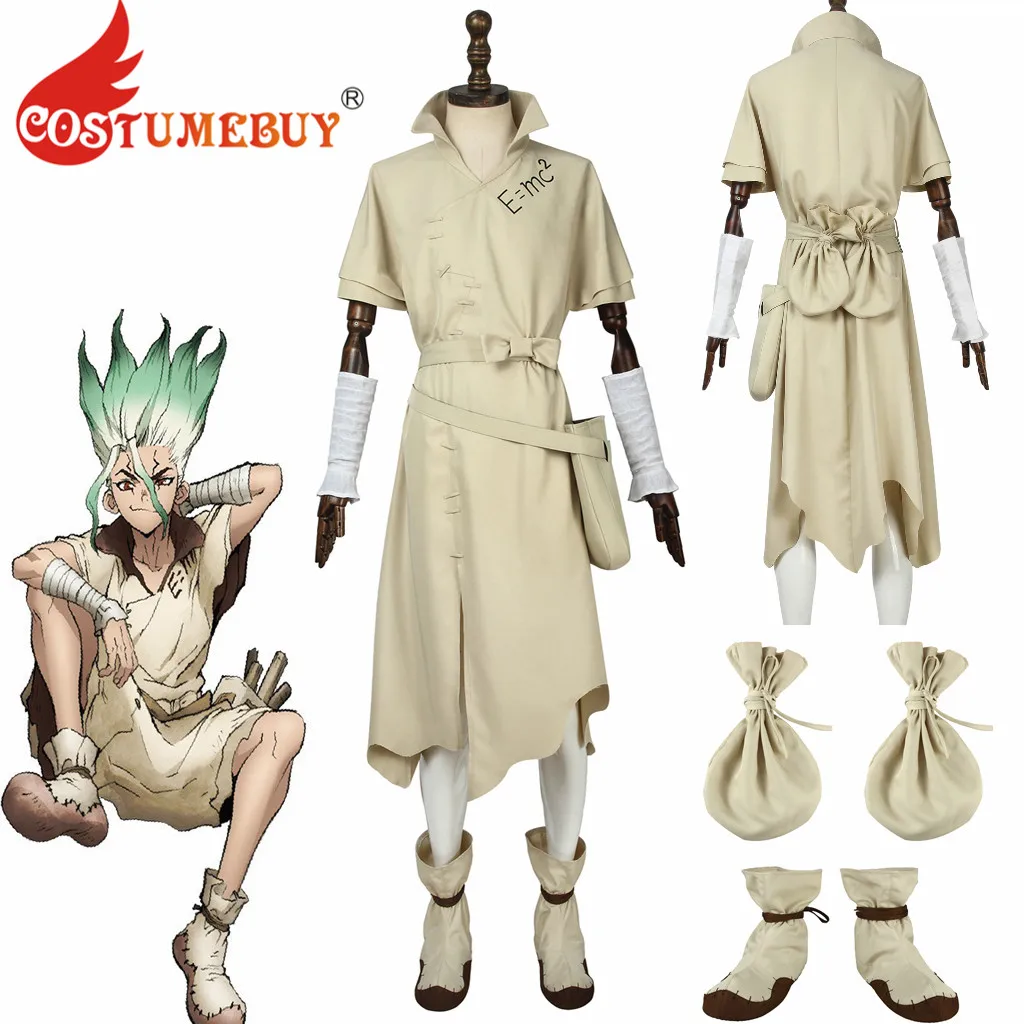 CostumeBuy аниме Доктор Стоун костюм сенку ишигами Косплей для взрослых Карнавальный