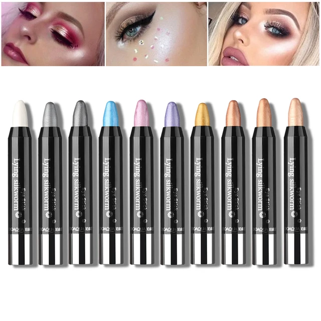1Pcs Make Up Highlighter Shimmer Eyeshadow Pencil Cosmetic Glitter Eye