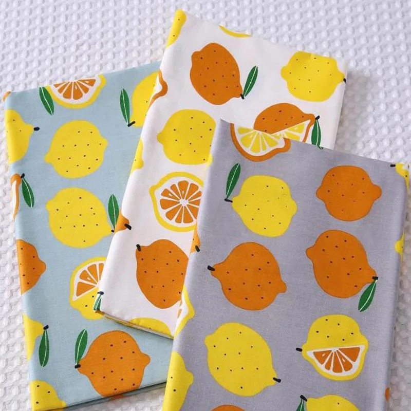 Buy Pretty 3 Colors Fruit Lemon Printed 100 cotton