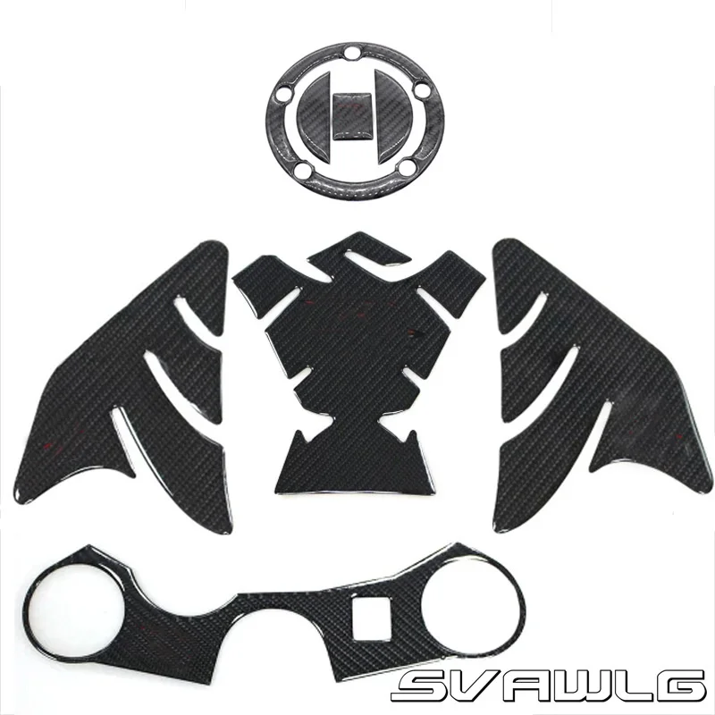 

New motorcycle 3D carbon fiber tank fish bone decoration stickers Fit for Suzuki GSXR 600 750 1000 K1 K3 K4 K5 K6 K7 K8 K9