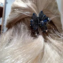 Fashion Big Flower Hair Clips Women Hair Jewelry Vintage Metal Crab Clip Hair Claws For Gilrs Gifts Wedding Hair Accessories handmade fashion jewelry claws natural stone hair jewelry metal hair clip for women girls vintage chinese style accessories hai