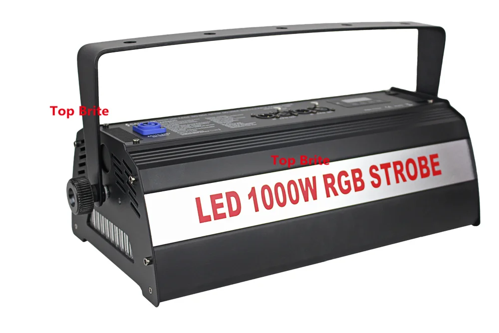 Бесплатная доставка 4 блока 1000 Вт светодиодный rgb Strobe Light 3 цвета профессиональным освещением строба этап вечерние бар Музыка Active ce rohs