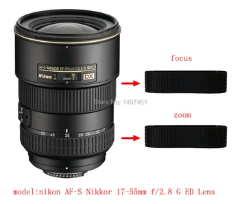 

Lens Zoom and focus Rubber Ring/Rubber Grip Repair Succedaneum For Nikon AF-S DX 17-55 mm f/2.8G IF-ED lens