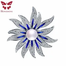 HENGSHENG абсолютно цветочные броши для Для женщин настоящий