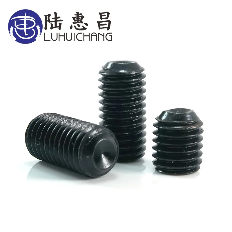 Luchang M3 M4 черная углеродистая сталь метрическая резьба Grub Винты внутренний