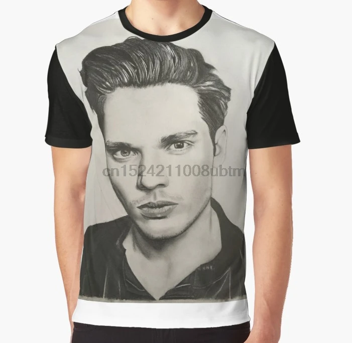 

All Over Print 3D Women T Shirt Men Funny tshirt Dom Sherwood - Shadowhunters inspired Portrait Graphic T-Shirt