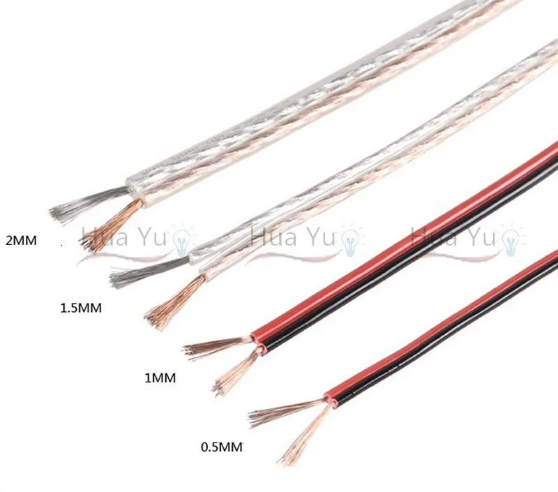 Медь 16AWG, 2-контактный красные, черные кабель, провод в оплетке из ПВХ, 16 awg провод, электрический кабель, светодиодный кабель, "сделай сам" для подключения, продлить жильный кабель