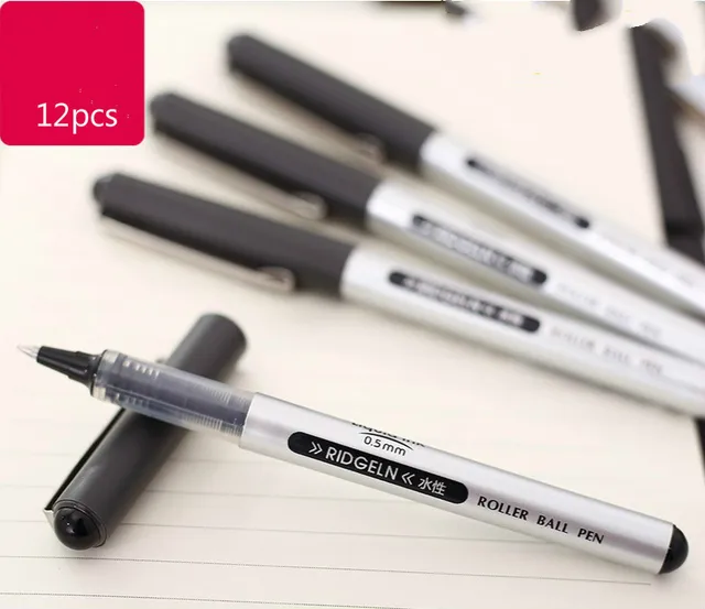 Deli Stationery Direct Liquid Type Neutral Pen 0 5mm Writing Deli Stationery Direct Liquid Type Neutral Pen 0 5mm Writing Smooth Office Supplies 12pcs