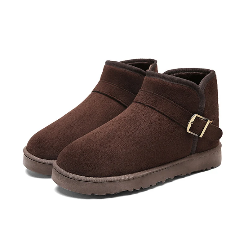 

Snow Boots 2019 Winter Large Size Warm In The Tube Boots Non-slip Couples Bread Shoes Cotton Shoes Women Zapatos De Mujer Socofy